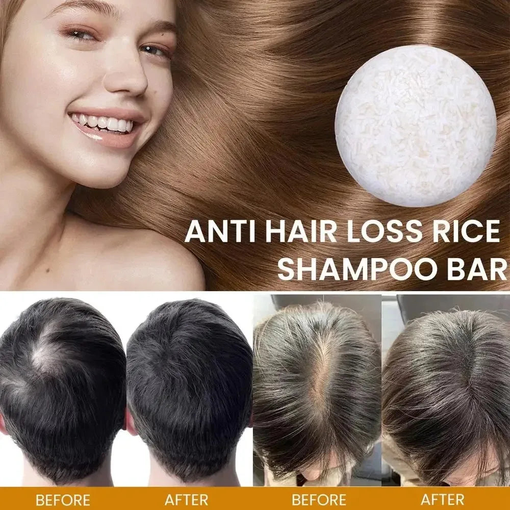 Rice Shampoo Bar β Organic Hair Growth & Nourishing Soap