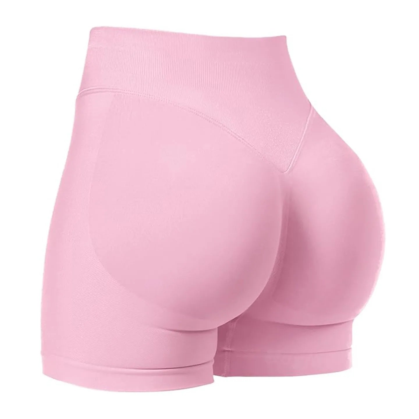 4.5ββ Scrunch Bum Seamless Gym Shorts β Low Ribbed Waist Yoga & Workout Shorts