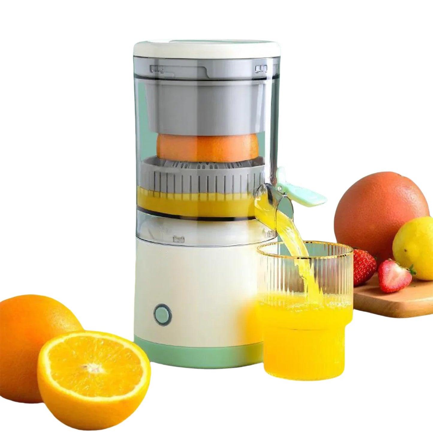 USB Rechargeable Electric Citrus Juicer β Portable Orange & Lemon Juice Press