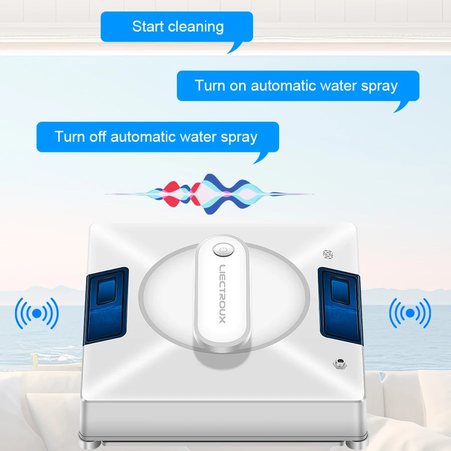 Liectroux YW509 Window Cleaning Robot β Dual Spray, Smart Navigation & Laser Sensor