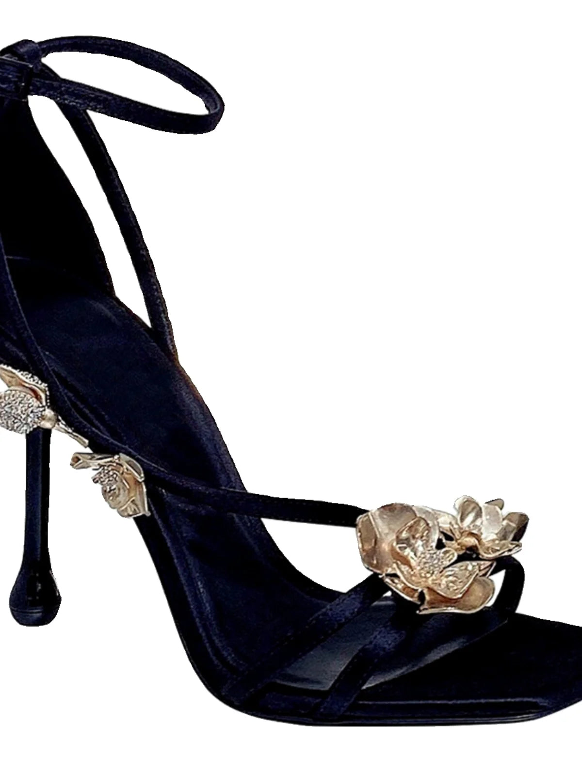 JinlanBloom 2025 β Floral Stiletto Square Toe Sandals