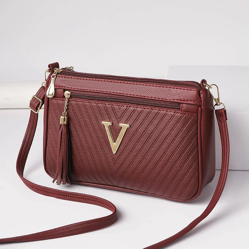 KoreaTrend β 2025 Spring/Summer Middle-Aged Crossbody Bag