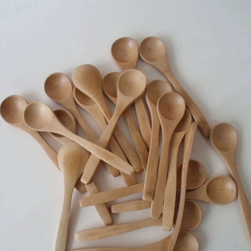 Wooden Spoons β Eco-Friendly Bamboo Teaspoon Set (10pcs)