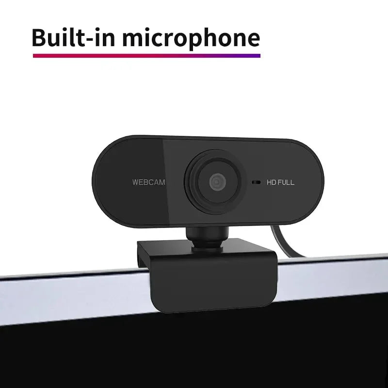 ClearView – 1080P HD Webcam with Microphone & Tripod