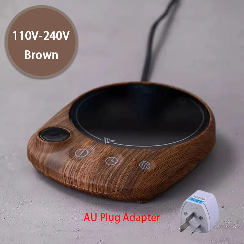 Smart Electric Mug Warmer β 200W Beverage Heating Plate with 5 Temps & Auto Shut-Off