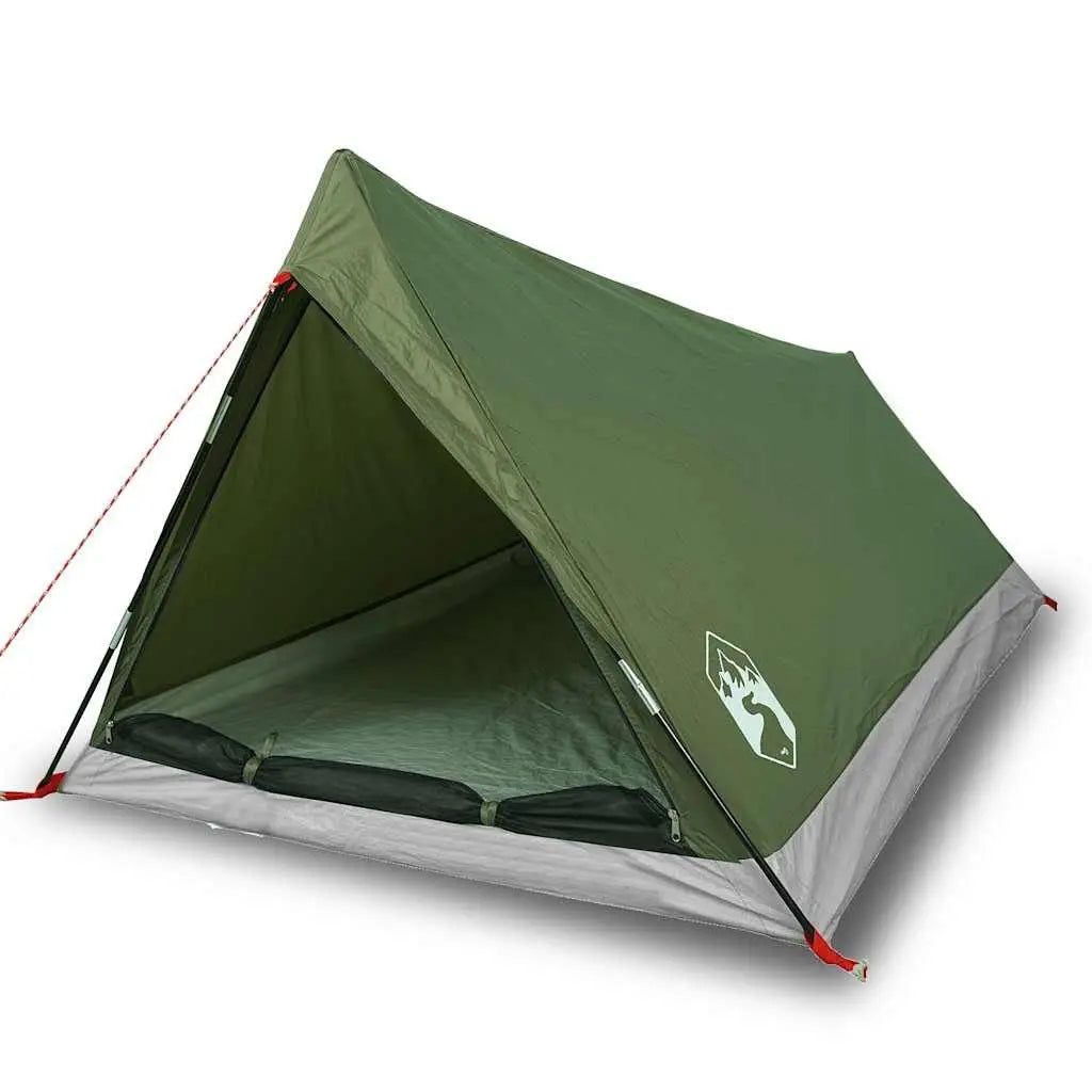 2-Person Camping Tent β Olive Green Waterproof Outdoor Shelter