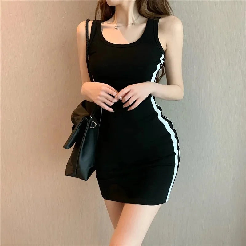 GlowFit β Women's Summer Spaghetti Strap Sheath Dress