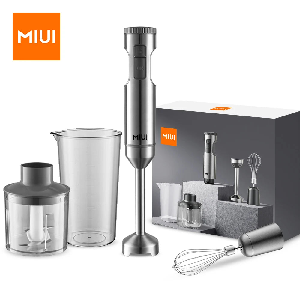 4-in-1 Hand Blender β 1000W Stick Mixer with Beaker & Chopper