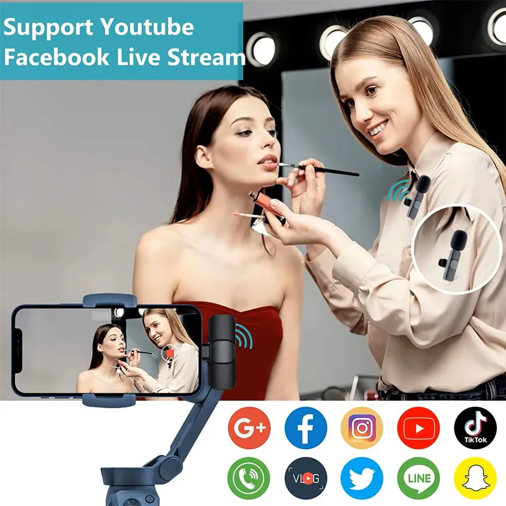 ClipCast Pro β Wireless Mini Lavalier Mic for iPhone & Android