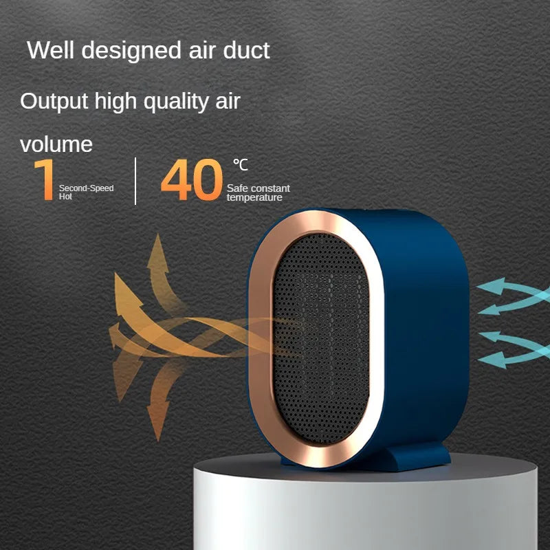 1200W Portable Electric Heater β Mini Room Warmer with Remote Control for Winter Use