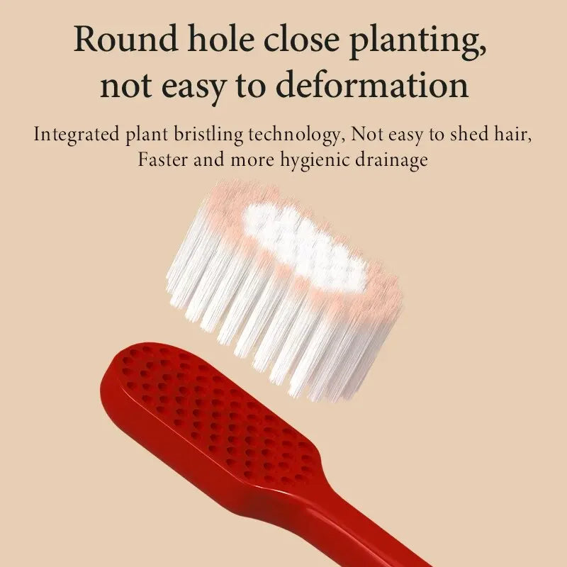 Toothbrush Set β 7pcs Soft Bristle Manual Toothbrushes (Detachable Head)