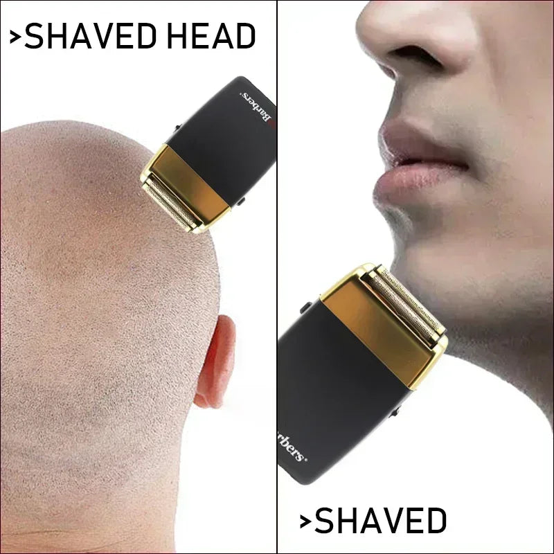 POP Barbers P620 Double Foil Electric Shaver β 11000 RPM USB Beard Trimmer for Men