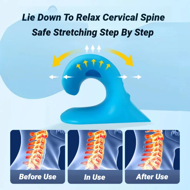 Cervical Spine & Neck Relaxer β Chiropractic Traction Pillow