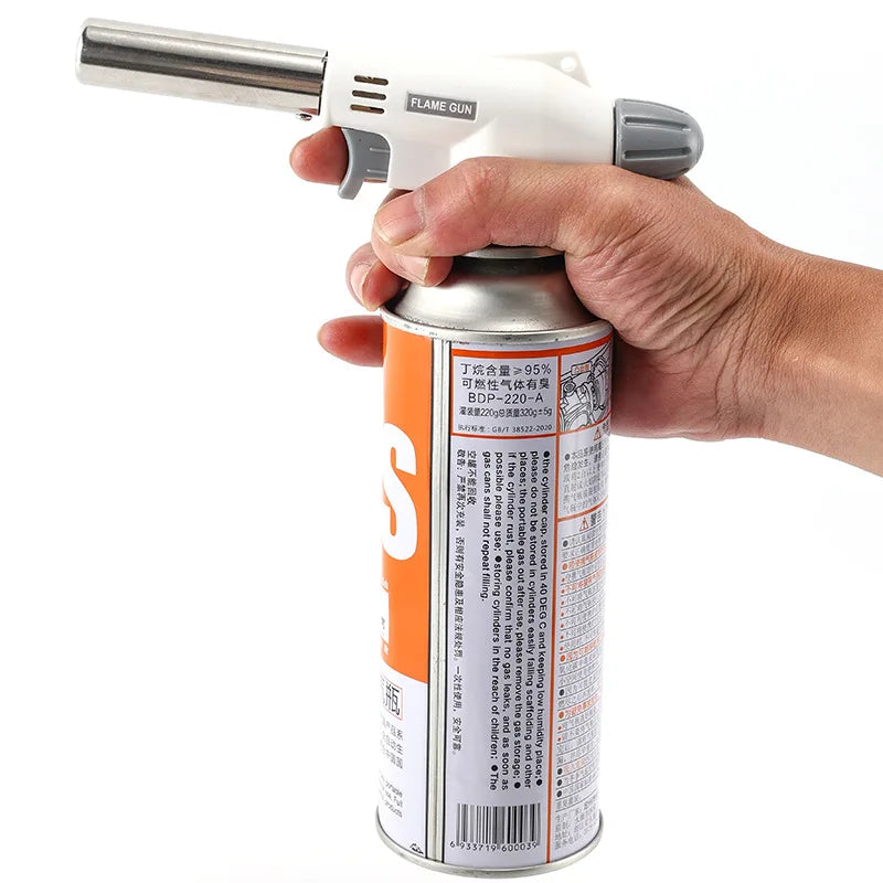 Butane Gas Flame Torch β Auto-Ignition Cooking & Welding Blow Torch