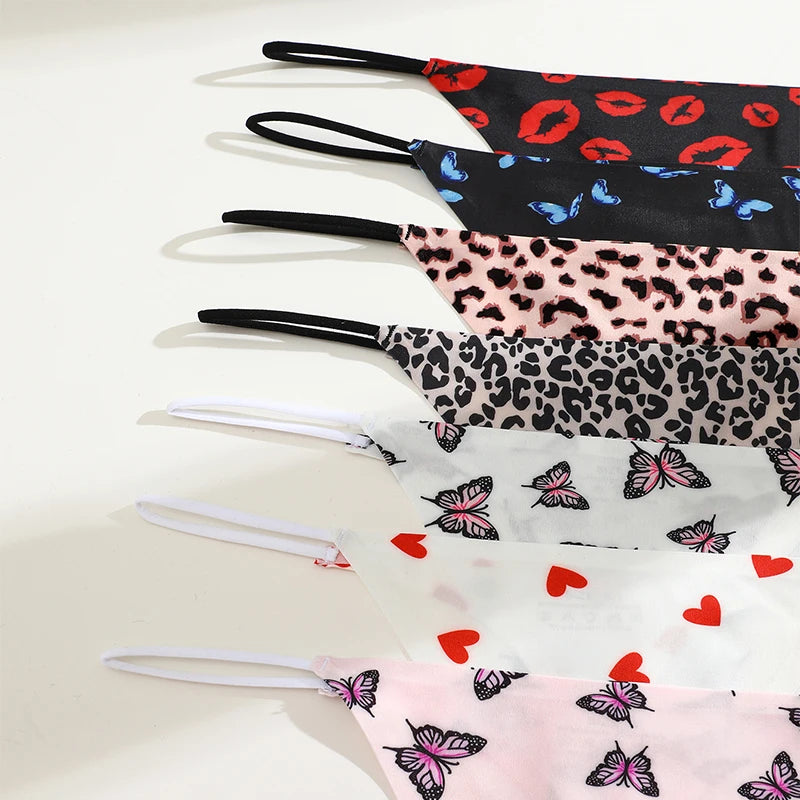 FINETOO 4PCS Seamless Thong Panties β Low Waist, Soft & Sexy