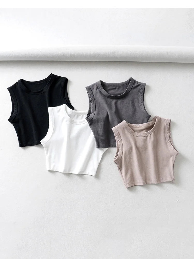 Vintage White & Black Crop Tops β Sexy Biker Punk Streetwear
