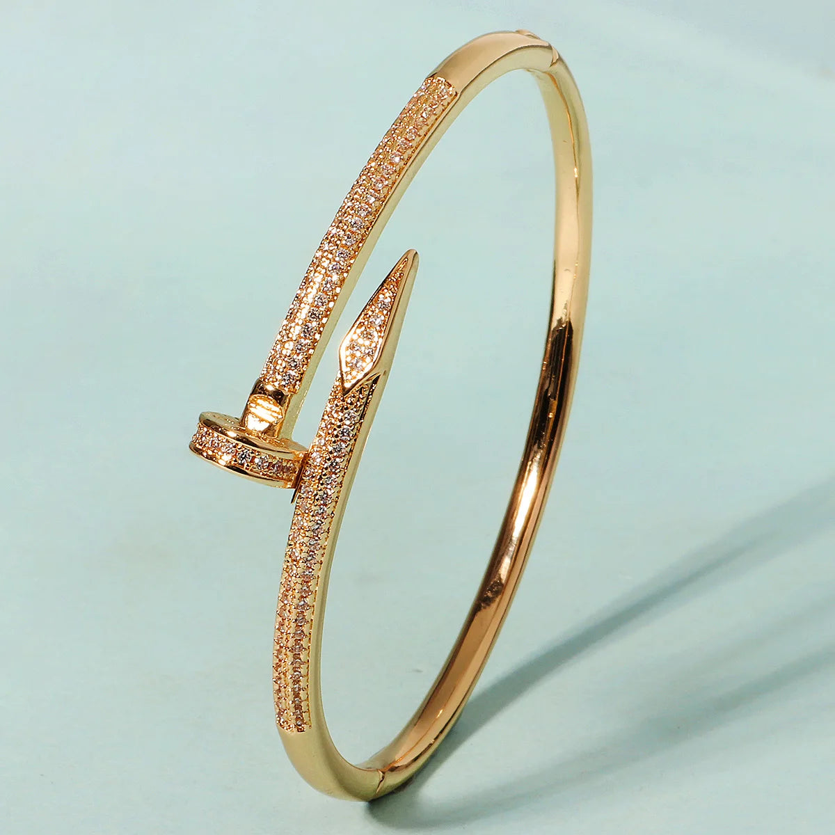 NailGlow β Classic Zircon Stainless Steel Bracelet