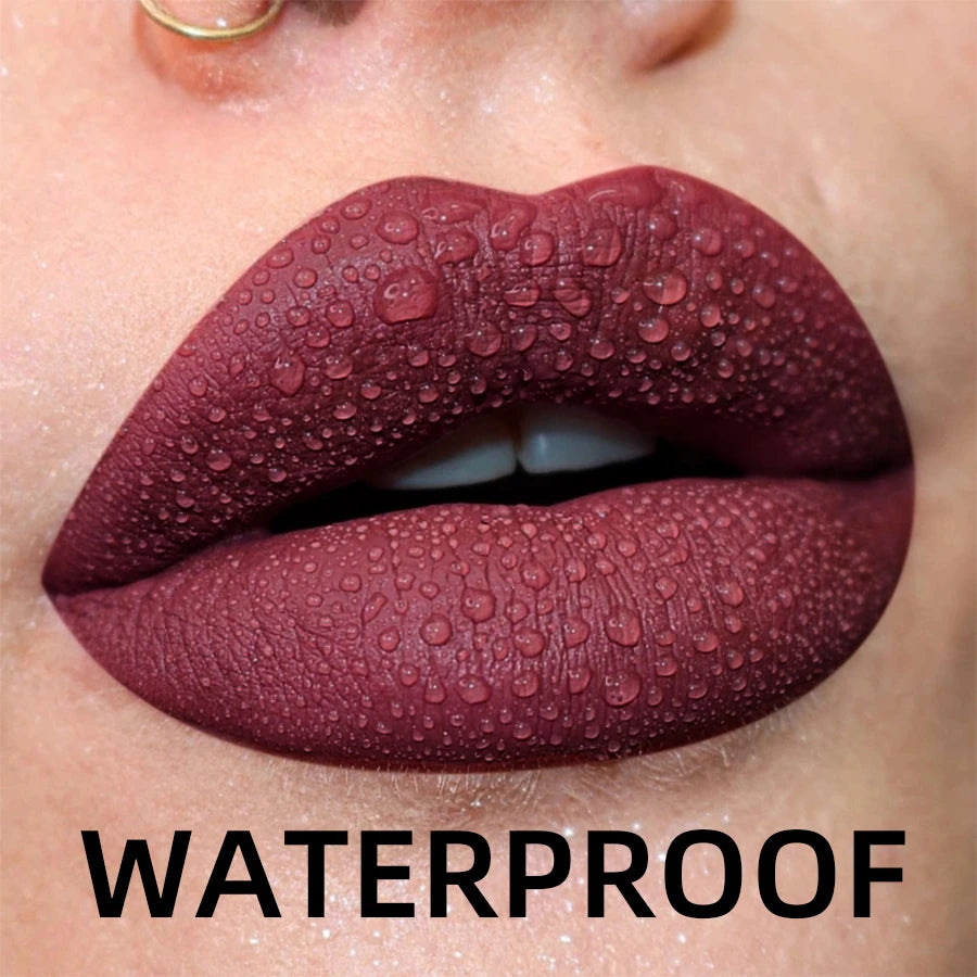 VelvetRush β 19-Color Matte Waterproof Liquid Lipstick Collection