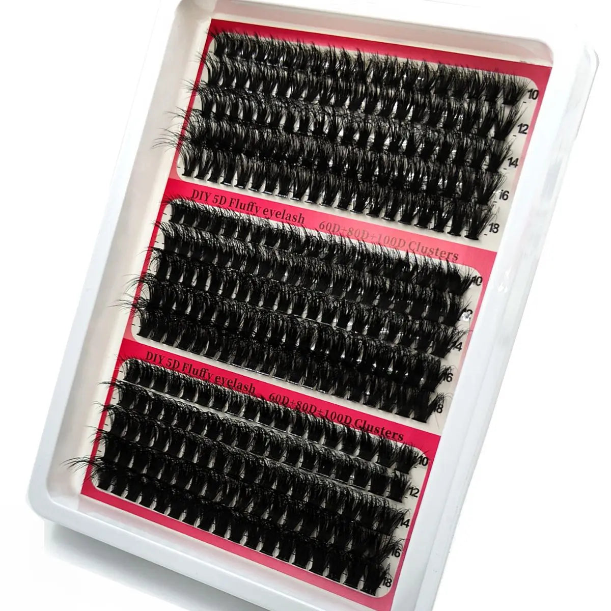 FluffFlex β 5D DIY Lash Clusters Set (15 Rows)