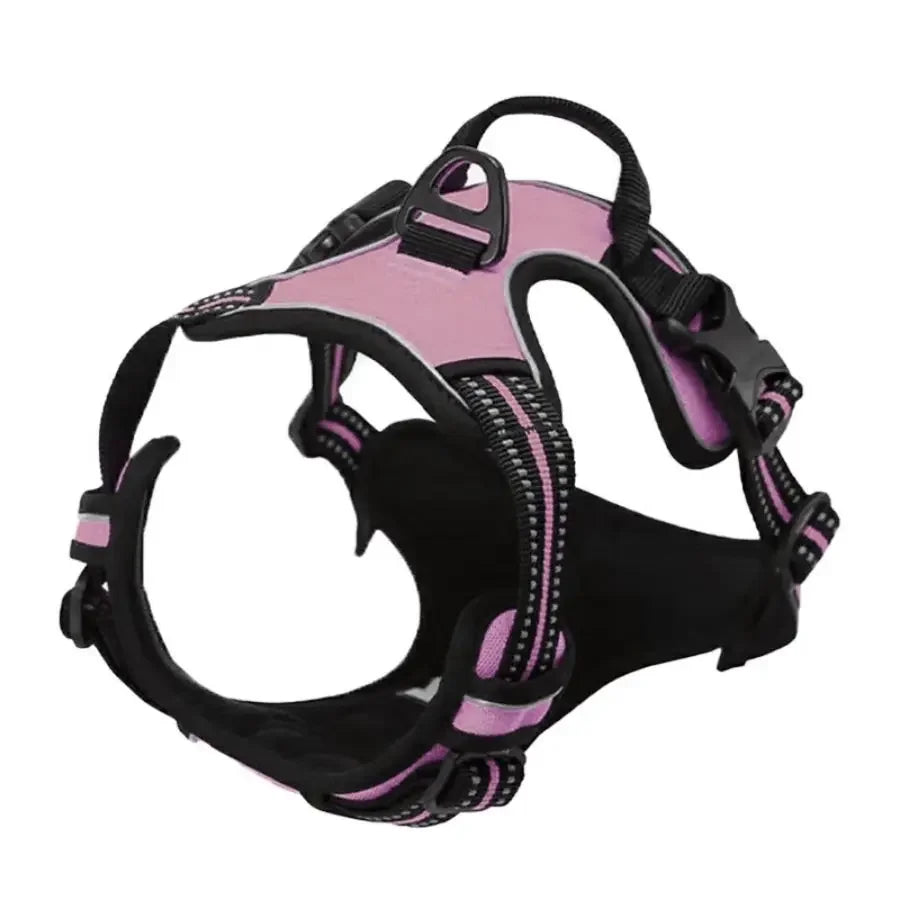 No-Pull Reflective Dog Harness – Front-Clip, Heavy-Duty with Handle for Large Dogs