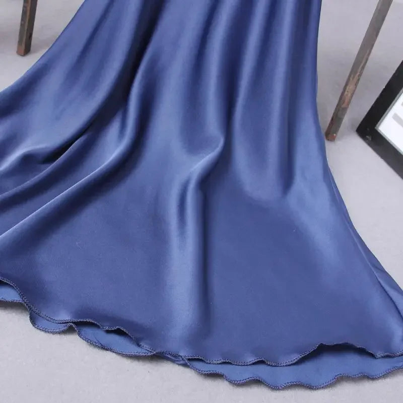 VelviLace – Satin Bow Night Robe