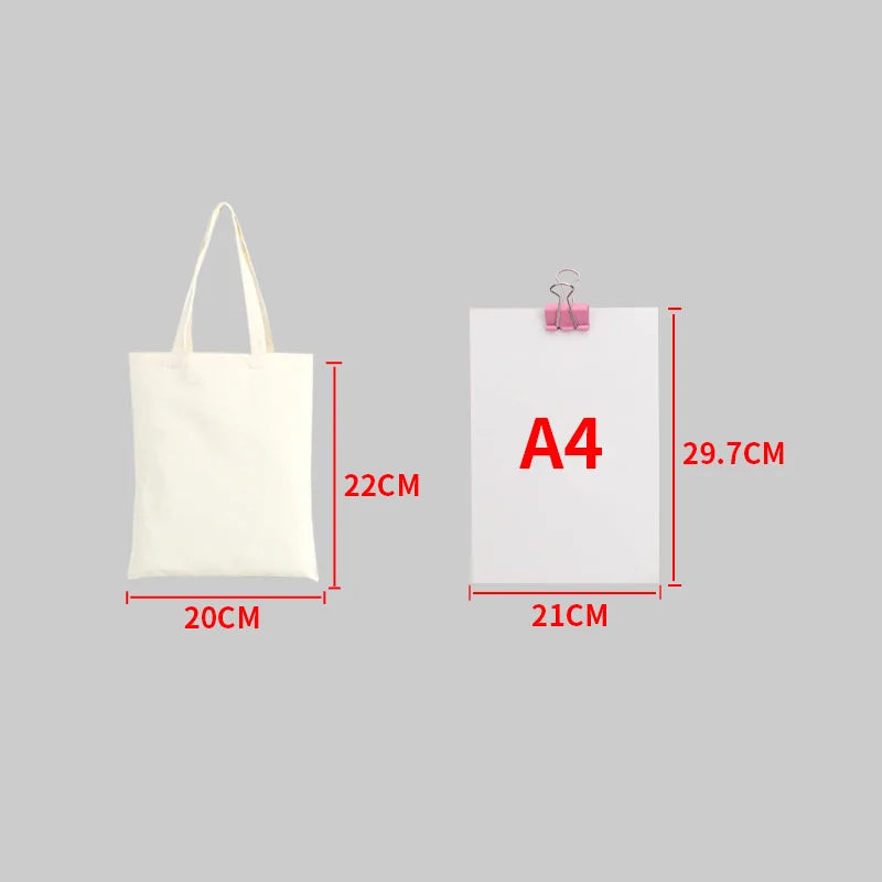 Canvas Tote β Large Eco-Friendly Shopping Bag for DIY Design