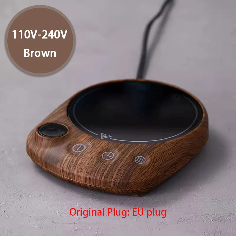 Smart Electric Mug Warmer β 200W Beverage Heating Plate with 5 Temps & Auto Shut-Off