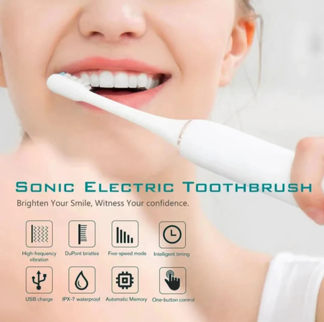 SonicPure β USB Rechargeable Electric Toothbrush with 6 Modes