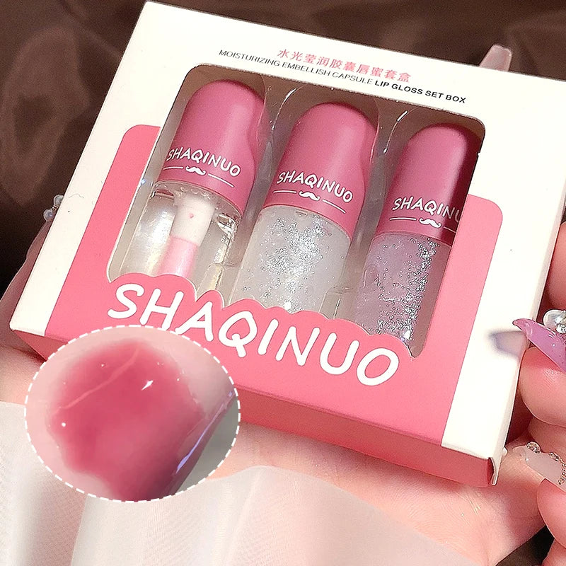 Shuiguang Capsule Lip Honey Kit β Moisturizing Transparent Lip Oil