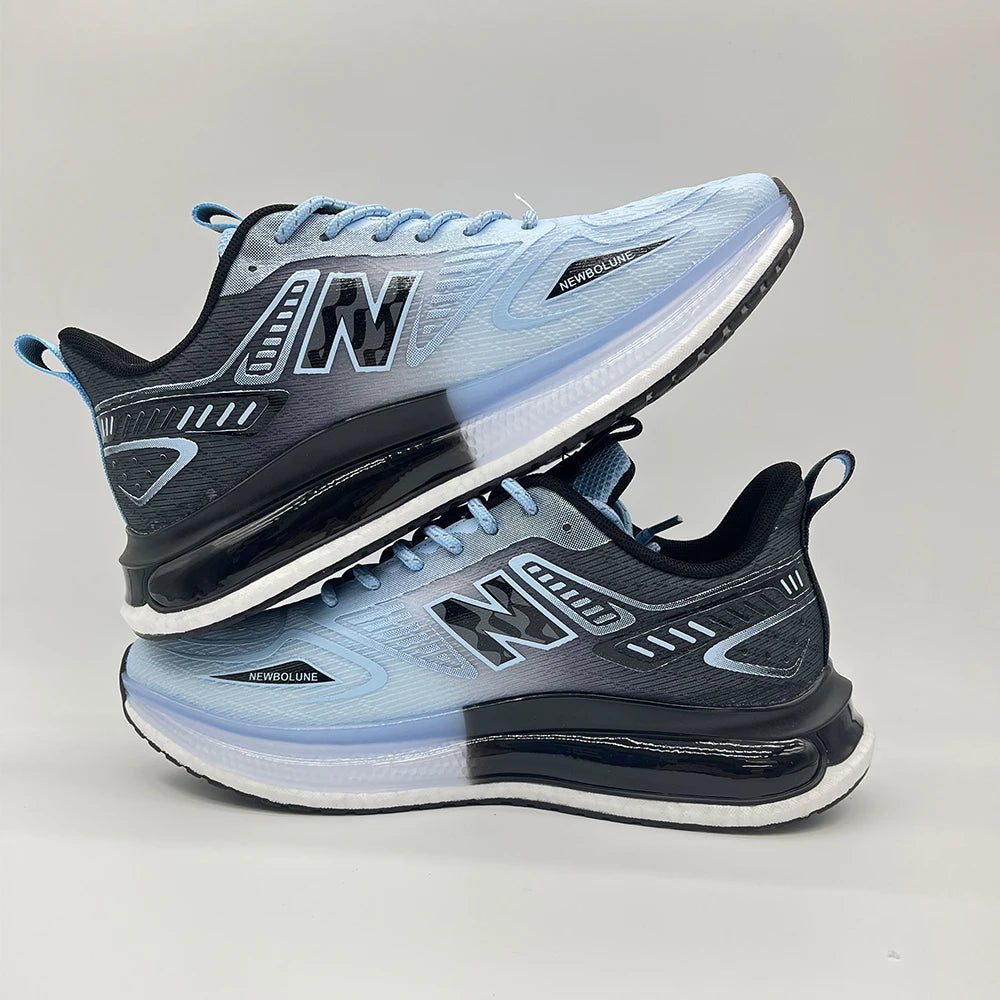 MeshRunner 2025 – Men’s Breathable Lace-Up Sports Sneakers