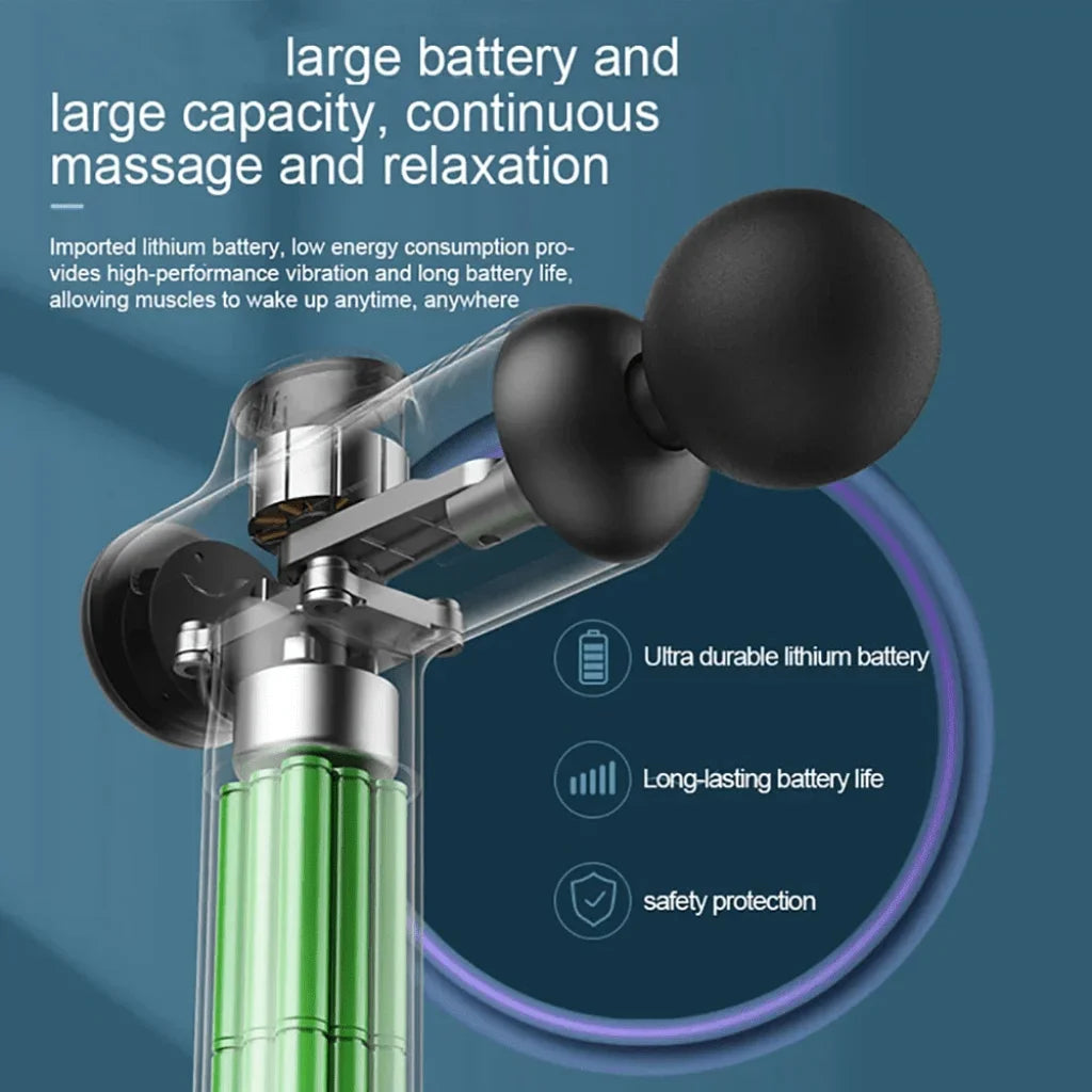 Portable Deep Tissue Massage Gun β 1 Head for Muscle Relief