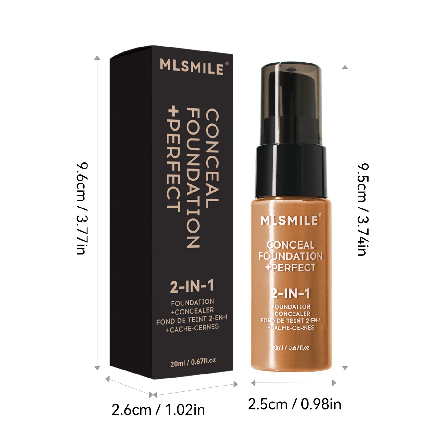 MLSmile FlawlessFix β 6-Color Waterproof Powder Foundation
