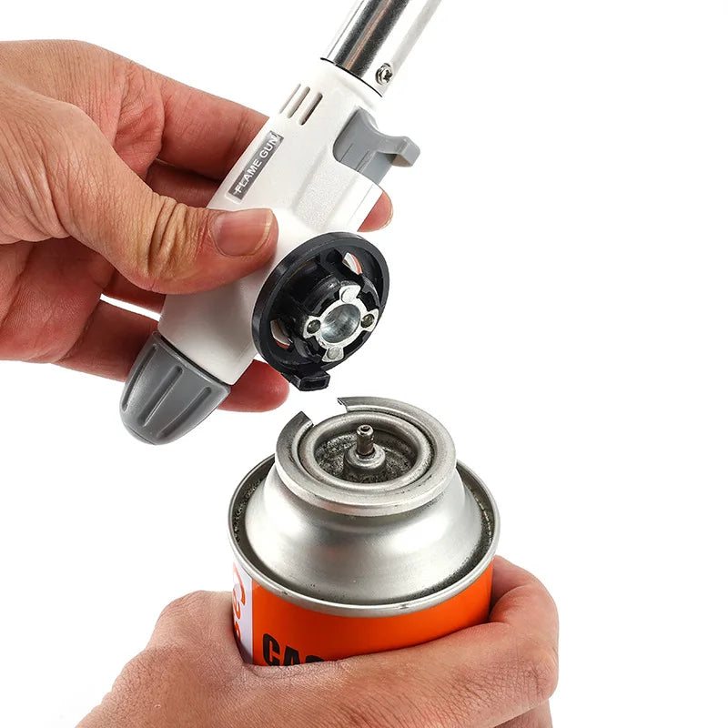 Butane Gas Flame Torch β Auto-Ignition Cooking & Welding Blow Torch