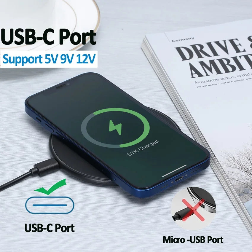 ChargeSwift 100W – Fast Wireless Charging Pad for iPhone, Samsung & More