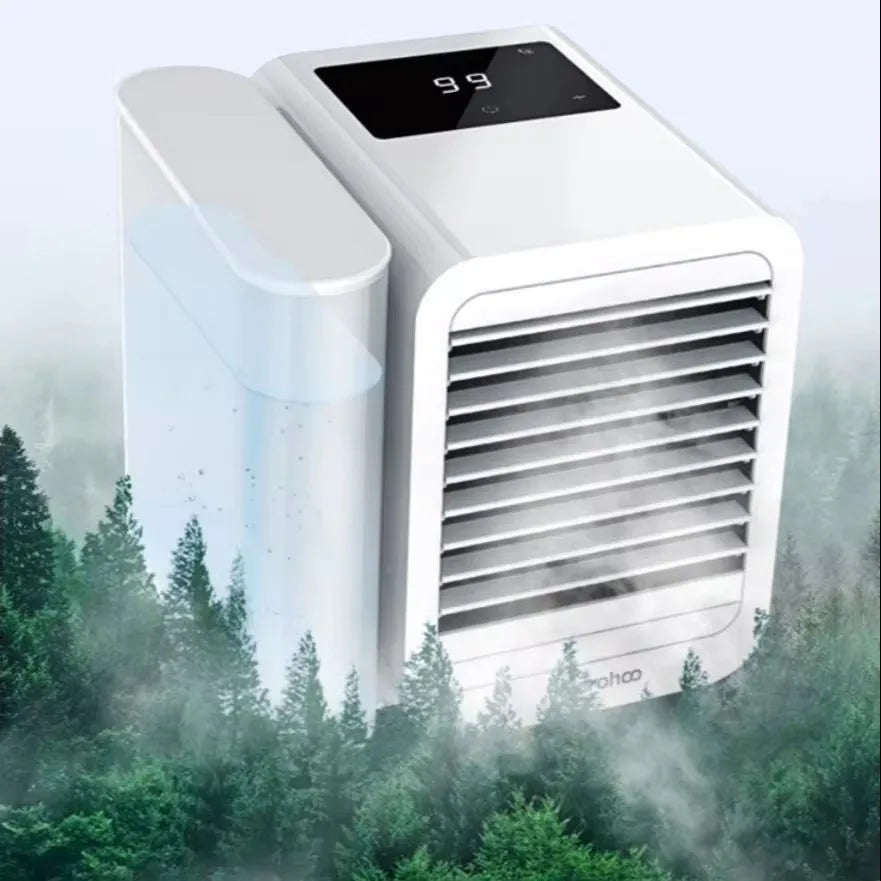 Microhoo Mini Air Conditioner β 1000ML Portable Cooler, Humidifier & Aromatherapy Diffuser