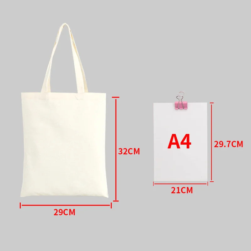 Canvas Tote β Large Eco-Friendly Shopping Bag for DIY Design