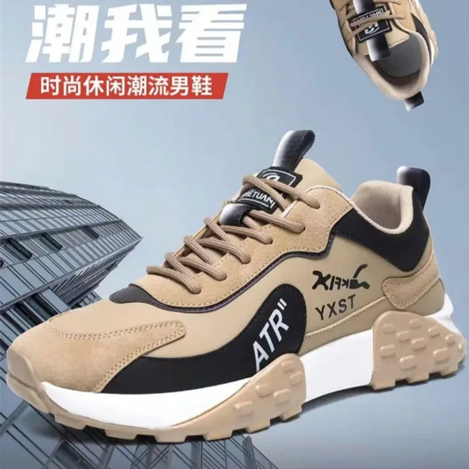 FlexStride 2025 – Men’s Soft Sole Breathable Running Shoes