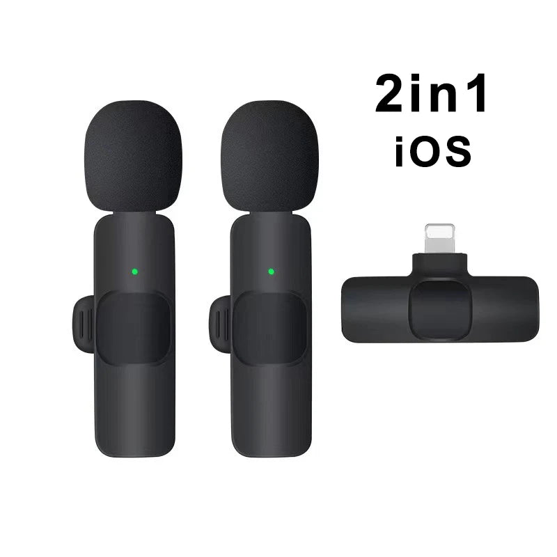 ClipCast Pro β Wireless Mini Lavalier Mic for iPhone & Android
