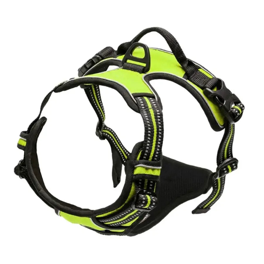 No-Pull Reflective Dog Harness – Front-Clip, Heavy-Duty with Handle for Large Dogs