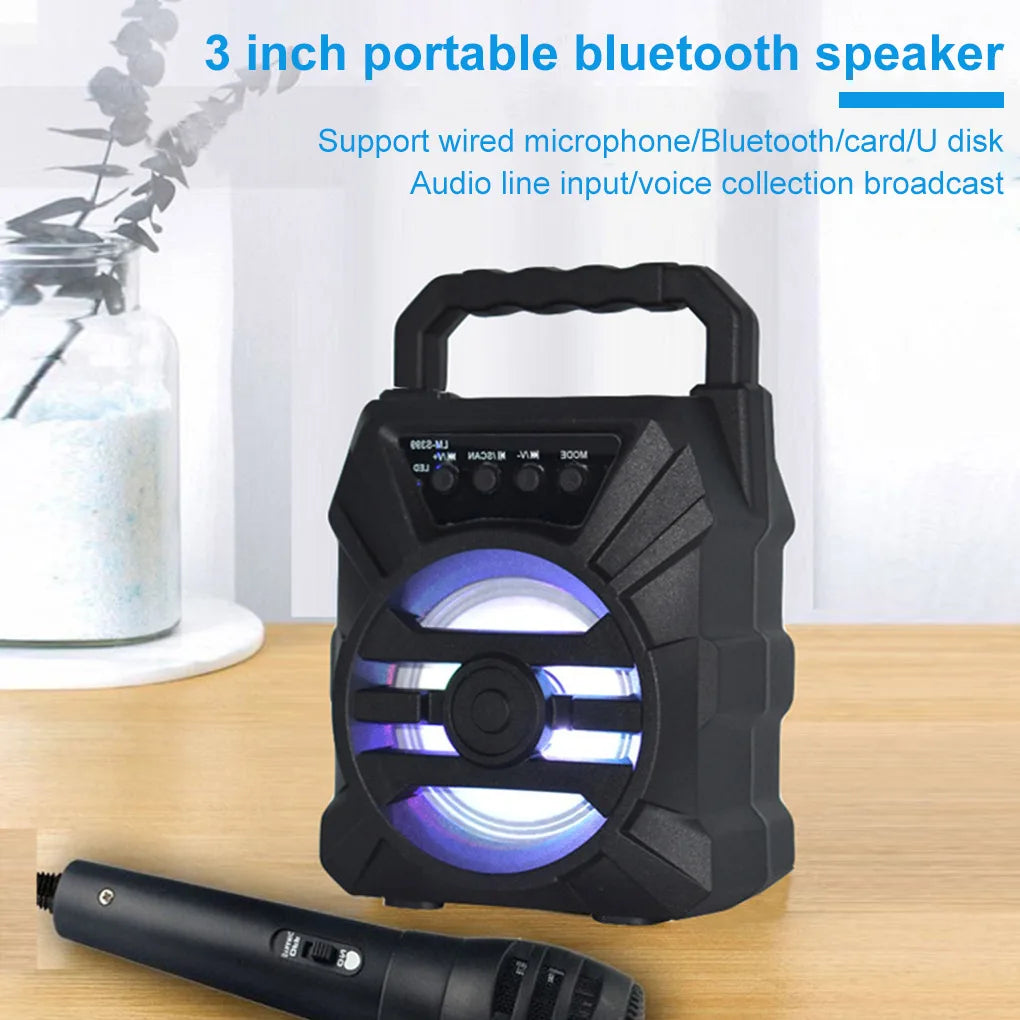 BoomBox 500 β Handheld Bluetooth Speaker with Subwoofer & Karaoke