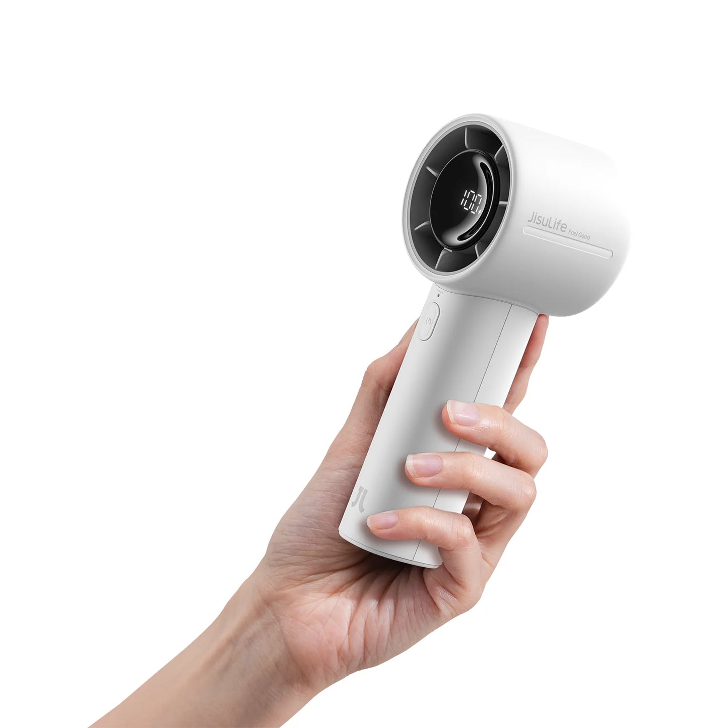 JISULIFE Life10s Portable Mini Fan β Handheld Fan with 5000mAh Battery & 5 Wind Speeds