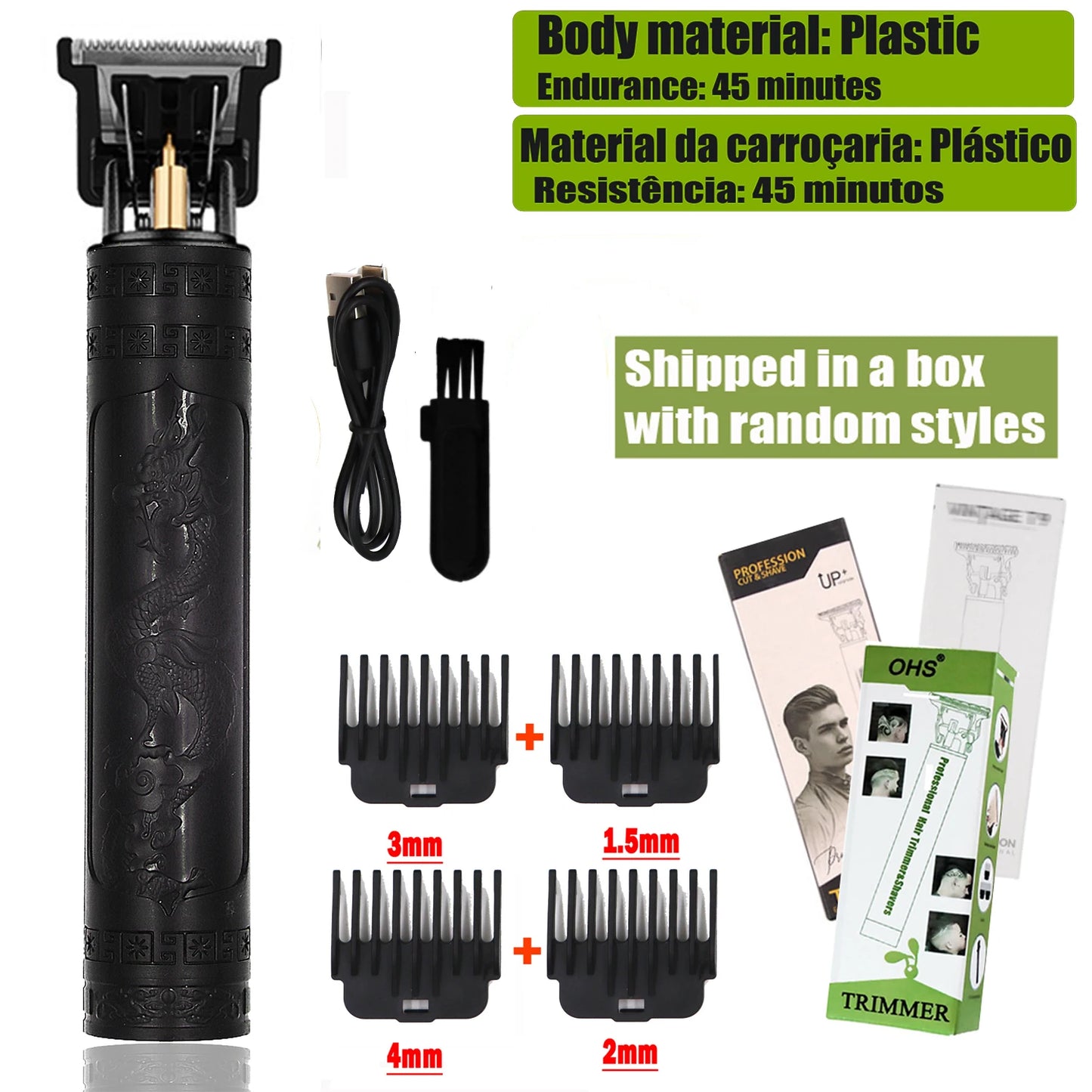 TrimEdge T9 β Zero-Gap Electric Hair & Beard Clipper for Men