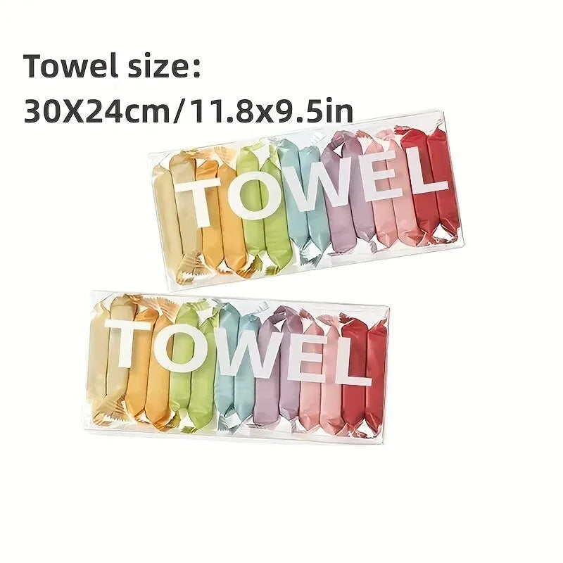 Disposable Towel β Compressed Travel Face Towels (14pcs)