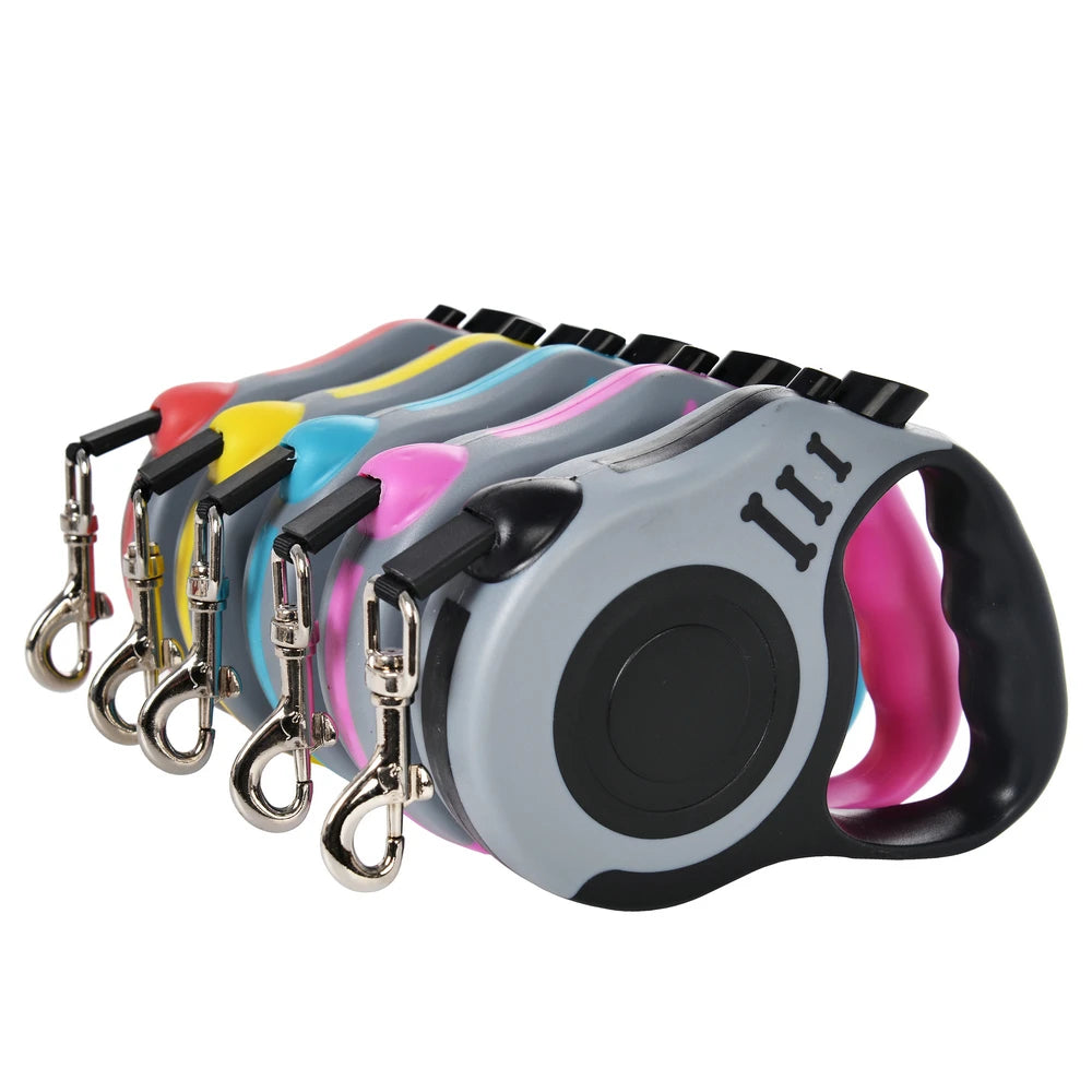 3M/5M Retractable Leash for Small Dogs & Cats β Durable Nylon Walking Lead