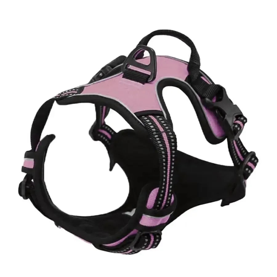 Dog Harness & Leash Set β Leather Collar Vest for Small & Medium Dogs