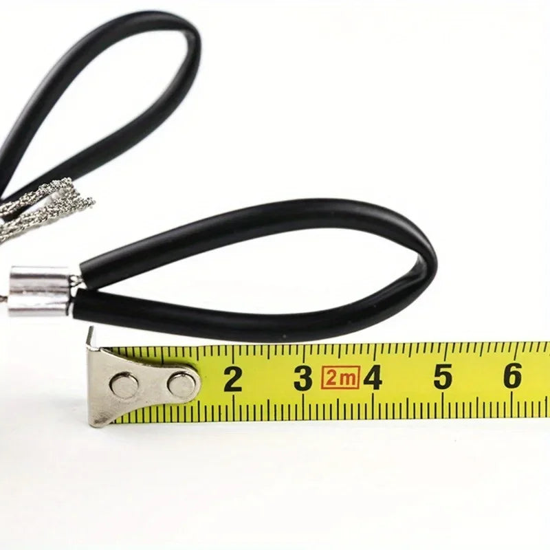 Portable Stainless Steel Wire Saw β Pocket Survival Tool with Finger Handles