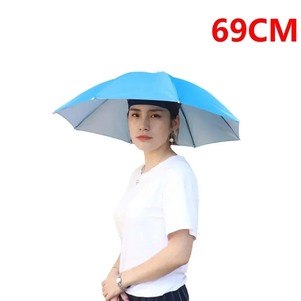 Foldable Umbrella Hat β Double-Layer Sun Cap for Outdoor & Fishing