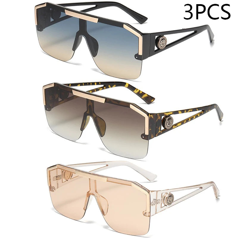 Oversized Square UV400 Sunglasses β Unisex Gradient Sports & Driving Eyewear