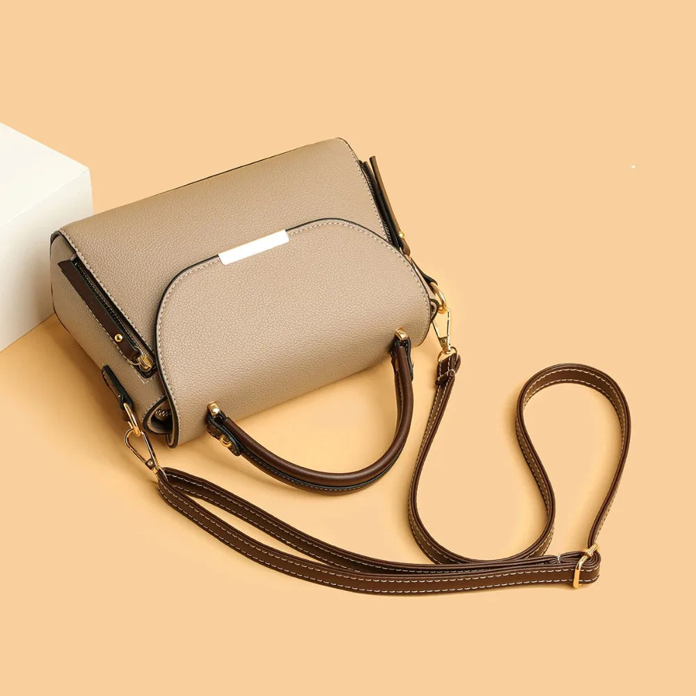 MultiLux β Luxury Multicolor High-Capacity Leather Shoulder Bag