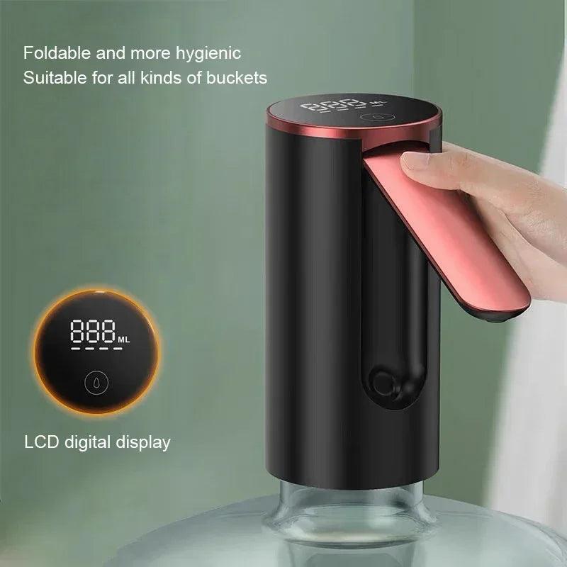 Smart Foldable Electric Water Dispenser β Automatic Portable Pump for Bottled Water